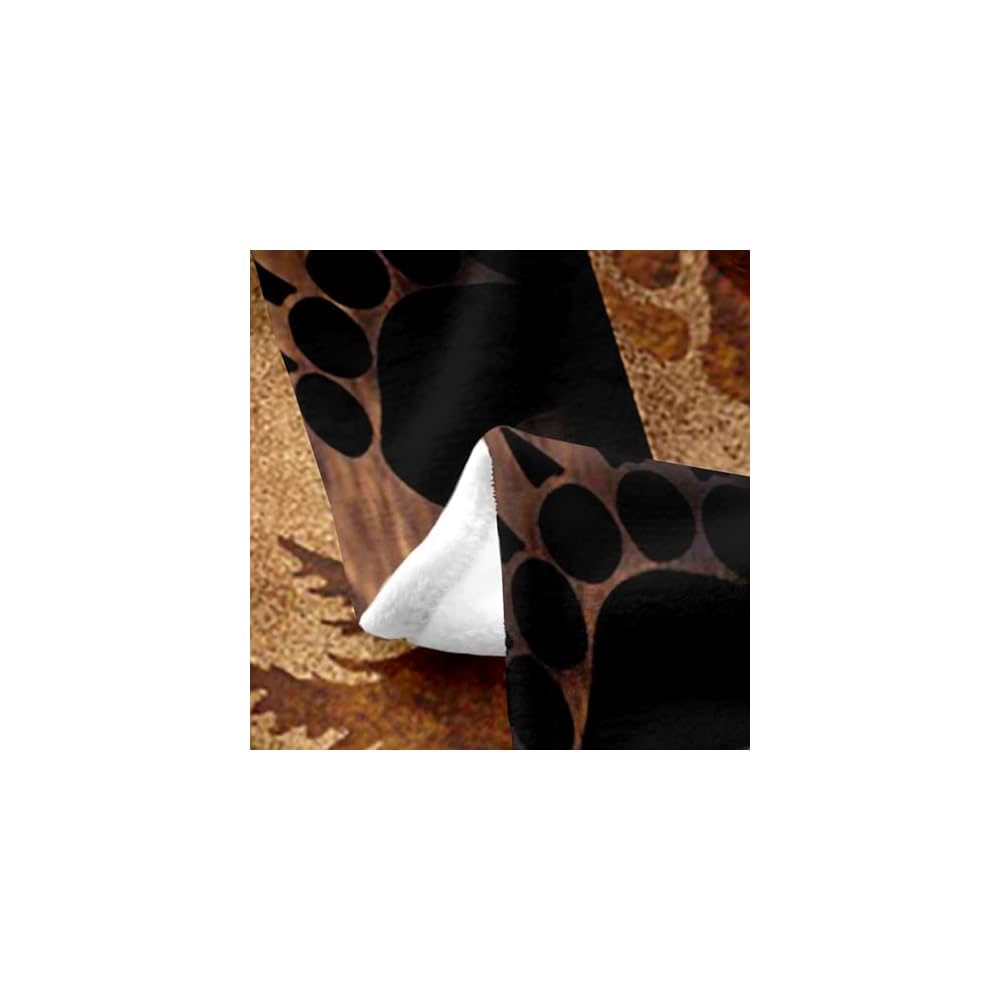 Bear Wild Animal Throw Blanket 50" x60 All Season