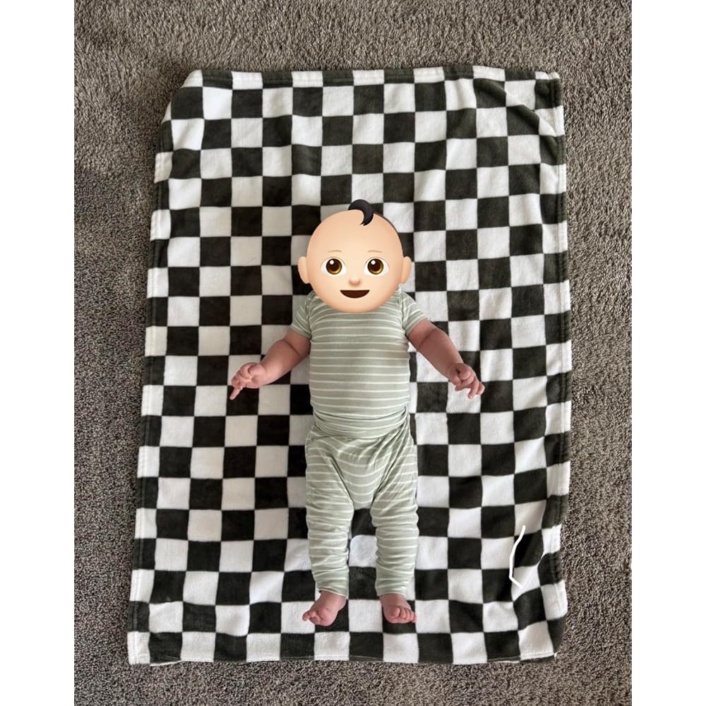 Leopard Print Baby Blanket Fleece Baby Blankets for Boys Girls, Ultra Soft Cozy Fluffy Infant Toddler Newborn Receiving Blankets for Crib Stroller, 30"x40", Cream